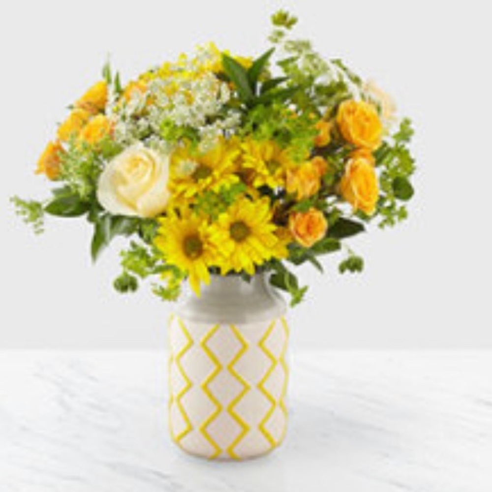 Hello Sunshine Ceramic Vase - Picture 2 of 9
